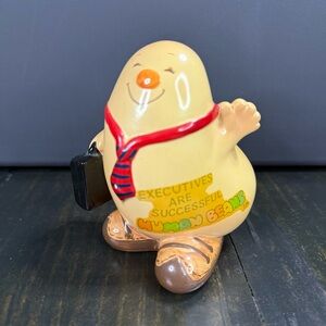 1981 VTG “Executives Are Successful  Human Beans”  Ceramic  Enesco Figurine 4”